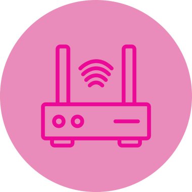 wifi simgesi vektör illüstrasyonu