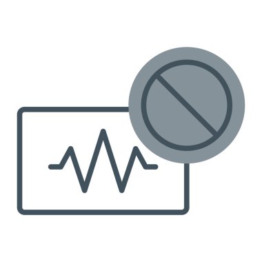 ses dalgası müzik simgesi ana hat biçiminde