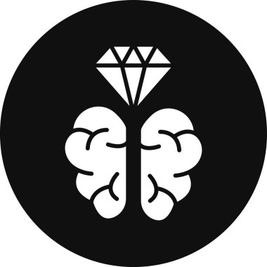 Elmas simgesi vektör illüstrasyonu