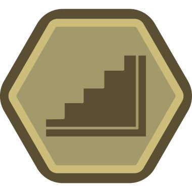 Altın simgenin vektör illüstrasyonu