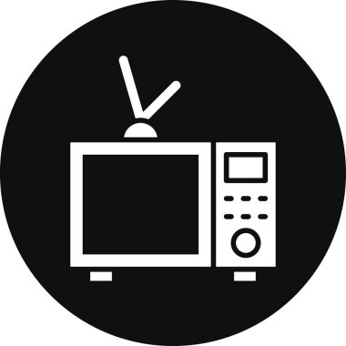 Kişisel ve ticari kullanım için vektör tv simgesi.