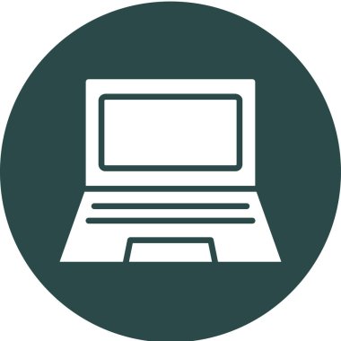 vektör dizüstü simgesi illüstrasyonu