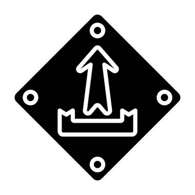 Modern simgenin vektör illüstrasyonu