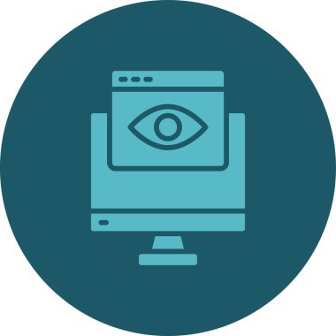 seo modern simgesinin vektör illüstrasyonu