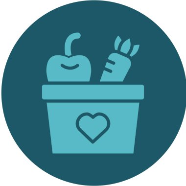 Sepet Simgesi vektör illüstrasyonu