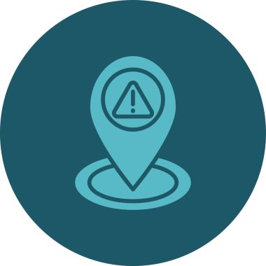 Yol işaretinin vektör illüstrasyonu