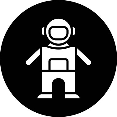 Roketi olan bir kadının vektör çizimi