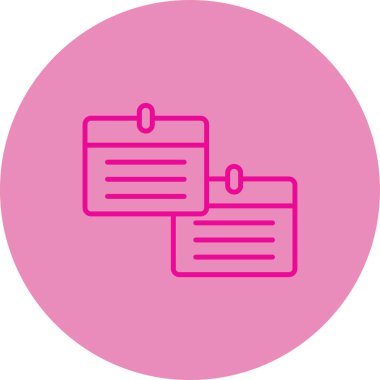 belge simgesi vektör illüstrasyonu