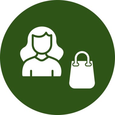 Bir alışveriş simgesinin vektör çizimi