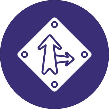 Yol tabelası. Basit tasarım