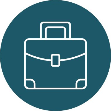 Çanta. Web simgesi basit tasarım