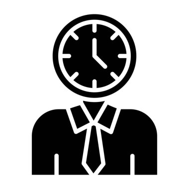 İşadamı Düz Vektör Simgesi