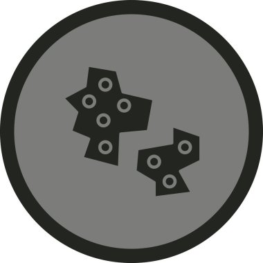 Bir simgenin eşsiz vektör illüstrasyonu