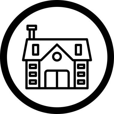 ev simgesi vektör illüstrasyonu