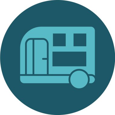 bus simgesi, vektör illüstrasyonu