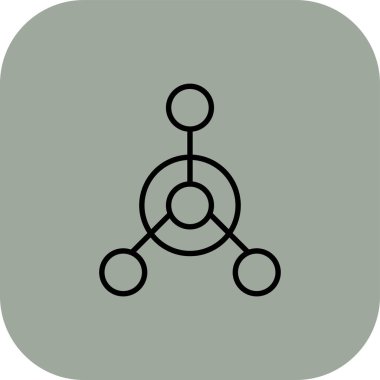 Soyut arkaplan grubunda paylaşım simgesi izole edildi