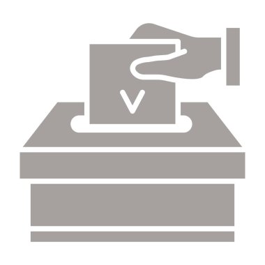 Oy pusulasını tutan el.