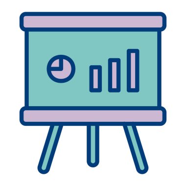 analitik simge vektör illüstrasyonu