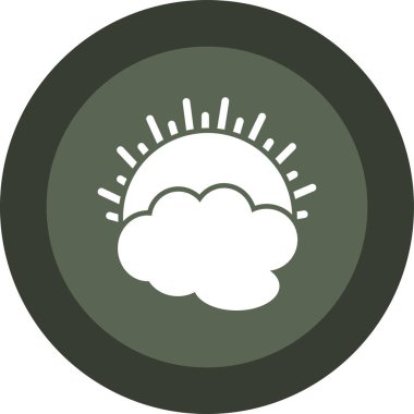 bulut hesaplama simgesi, vektör illüstrasyonu