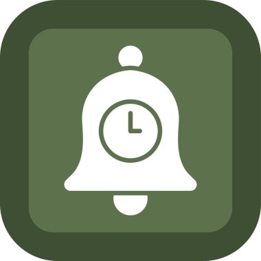 Çalar saat. Web simgesi basit illüstrasyon