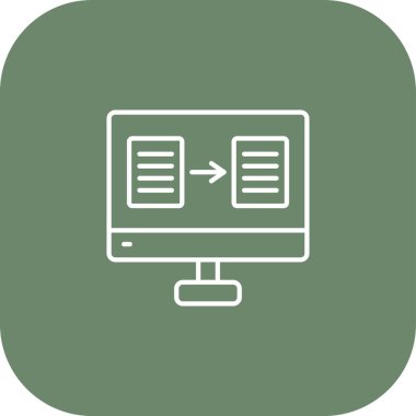 Tarayıcı simgesi soyut arkaplan grubunda izole edildi