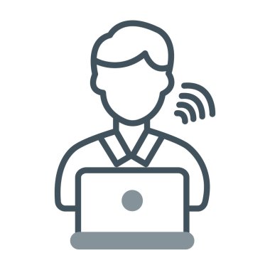 wifi bağlantı simgesi, vektör illüstrasyonu