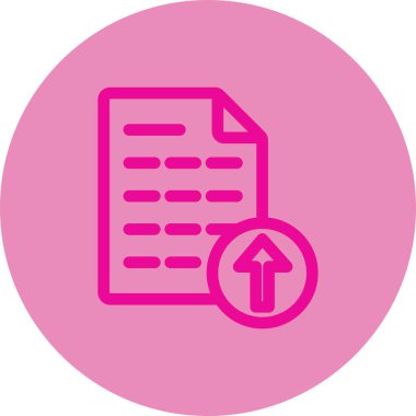 Dosya simgesinin vektör illüstrasyonu