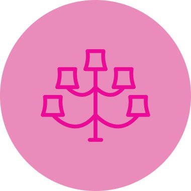 Lamba simgesinin vektör illüstrasyonu