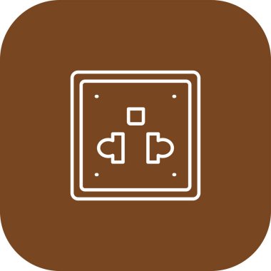 Modern b 'nin vektör illüstrasyonu simge çapraz