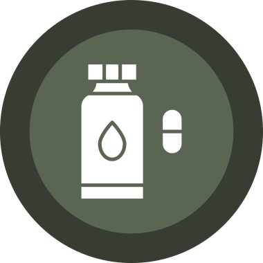 Yağ. Web simgesi basit tasarım