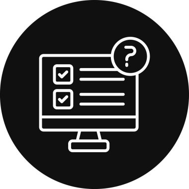 işaret simgesini işaretle, vektör illüstrasyonu