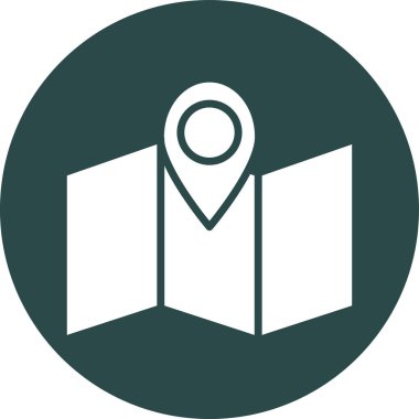 Harita iğnesi. Web simgesi