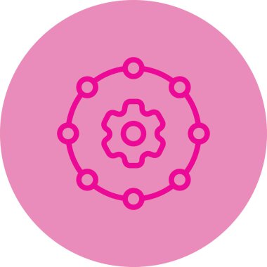 seo modern simgesinin vektör illüstrasyonu