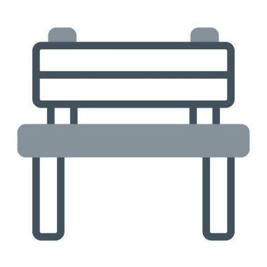 Tezgah düz vektör simgesi