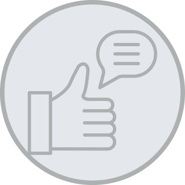 başparmak aşağı simgesi, vektör illüstrasyonu