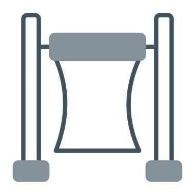 davul müzik enstrümanı simgesi ana hatlarıyla