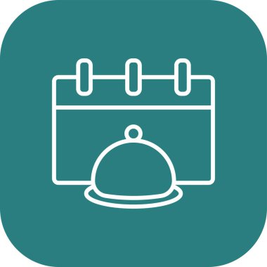 Çan simgesi soyut arka grubunda izole edildi