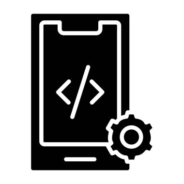 Dişli akıllı telefon ve akıllı telefon vektör tasarımı