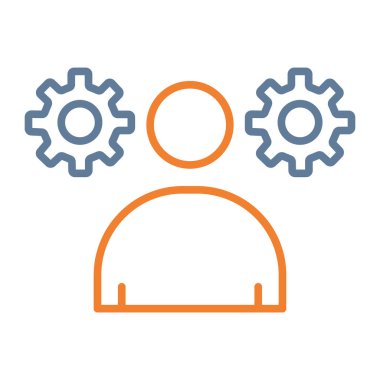 Kişisel ve ticari kullanım için vektör simge simgesi vektör çizimi ayarlanıyor..