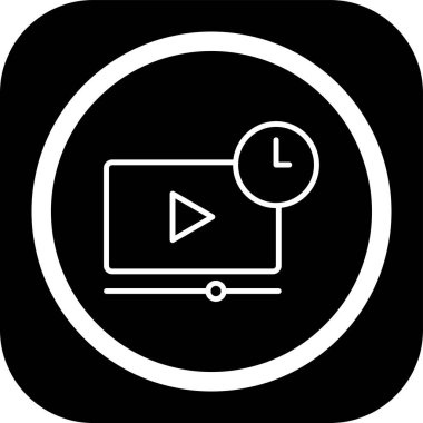 Web arayüzü simgesi, vektör illüstrasyonu