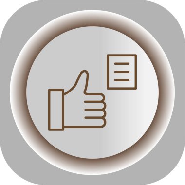 Tamam web simgesi, basit vektör illüstrasyonu