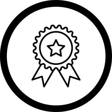 Ödül. Web simgesi basit illüstrasyon