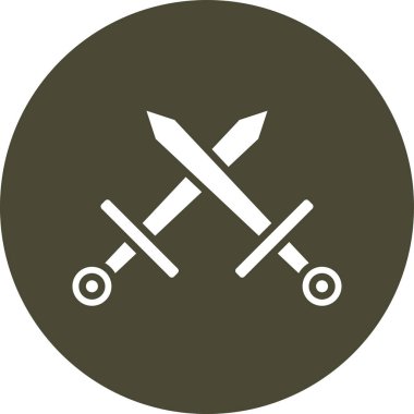 askeri vektör simgesi modern basit illüstrasyon