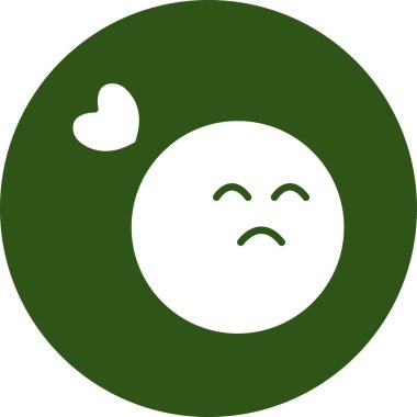 Üzgün surat emojisi, tikon simgesi