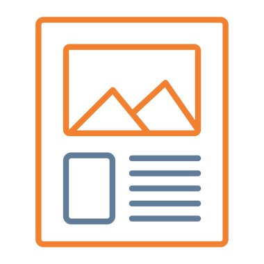 Web renk simgesi. Vektör çizim