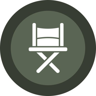 sandalye vektör simgesi modern basit illüstrasyon