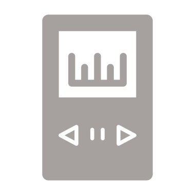 müzik çalar vektör simgesi