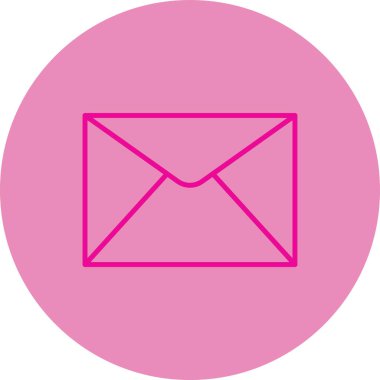 Zarf. Web simgesi basit illüstrasyon