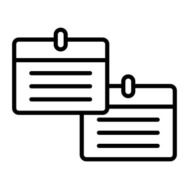 dizin vektörü ince çizgi simgesi