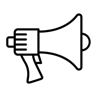 Megafon. Web simgesi basit tasarım